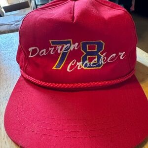 Red Vintage Racing SnapBack Hat